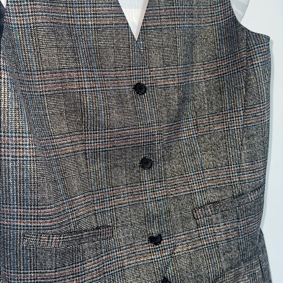 Jason Wu Metallic Plaid Vest & Pants Set - Picture 5 of 13